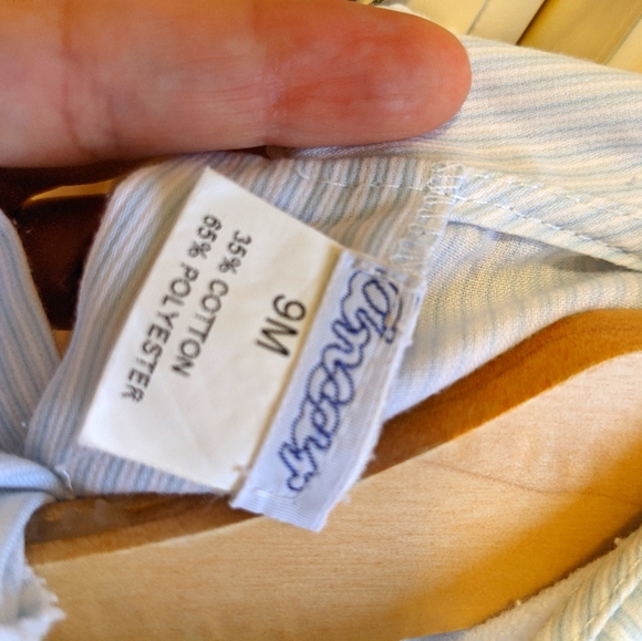 Ancar 9mo Blue/White Classic Romper - Picture 6 of 6